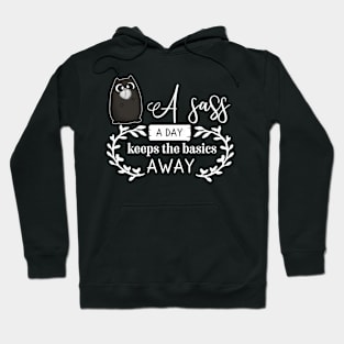 A Sass a Day Cute Cat Hoodie